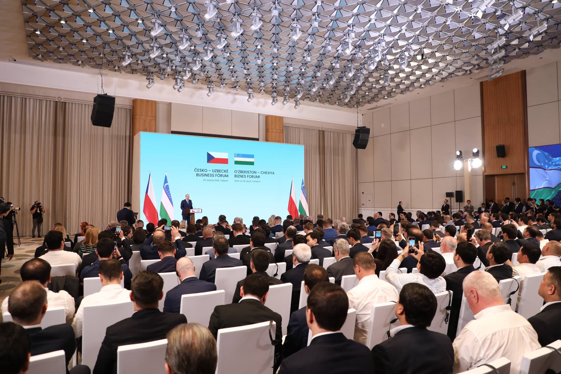 Toshkent shahrida O‘zbekiston-Chexiya biznes-forumi bo‘lib o‘tdi