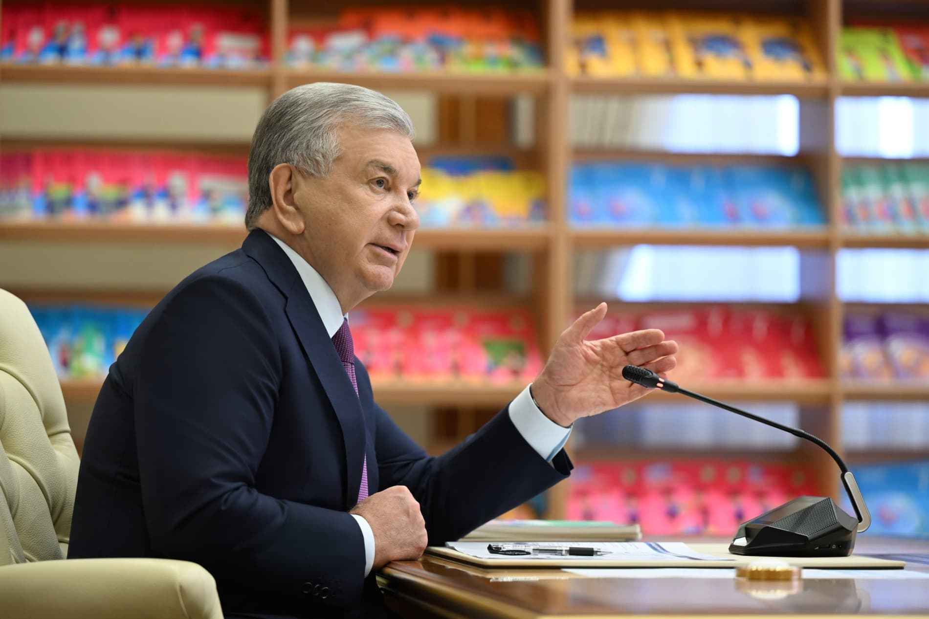 President reviews further measures to reform school and higher education