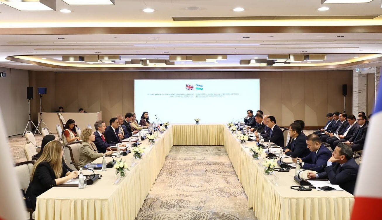 Tashkent hosted the second meeting of the Uzbekistan–UK Joint Economic Committee