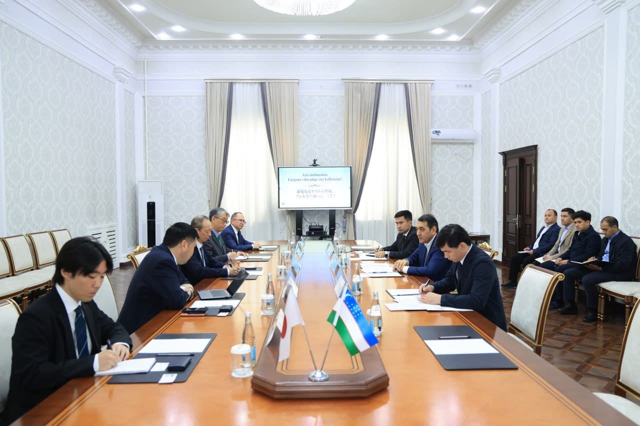 Япония компанияси билан ҳамкорликнинг янги йўналишлари муҳокама қилинди